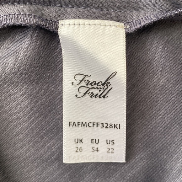 Frock and Frill beaded v neck mesh mini Wedding Guest Dress - Picture 11 of 12